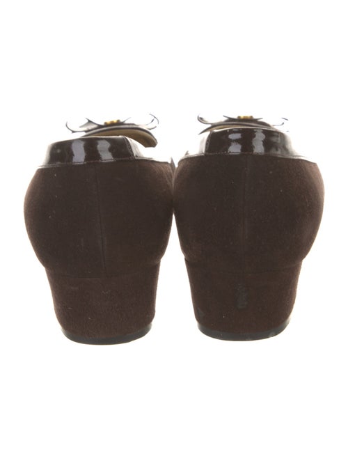 Bruno Magli Suede Bow Accents Pumps