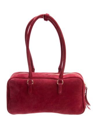 Bruno Magli Suede Top Handle Bag