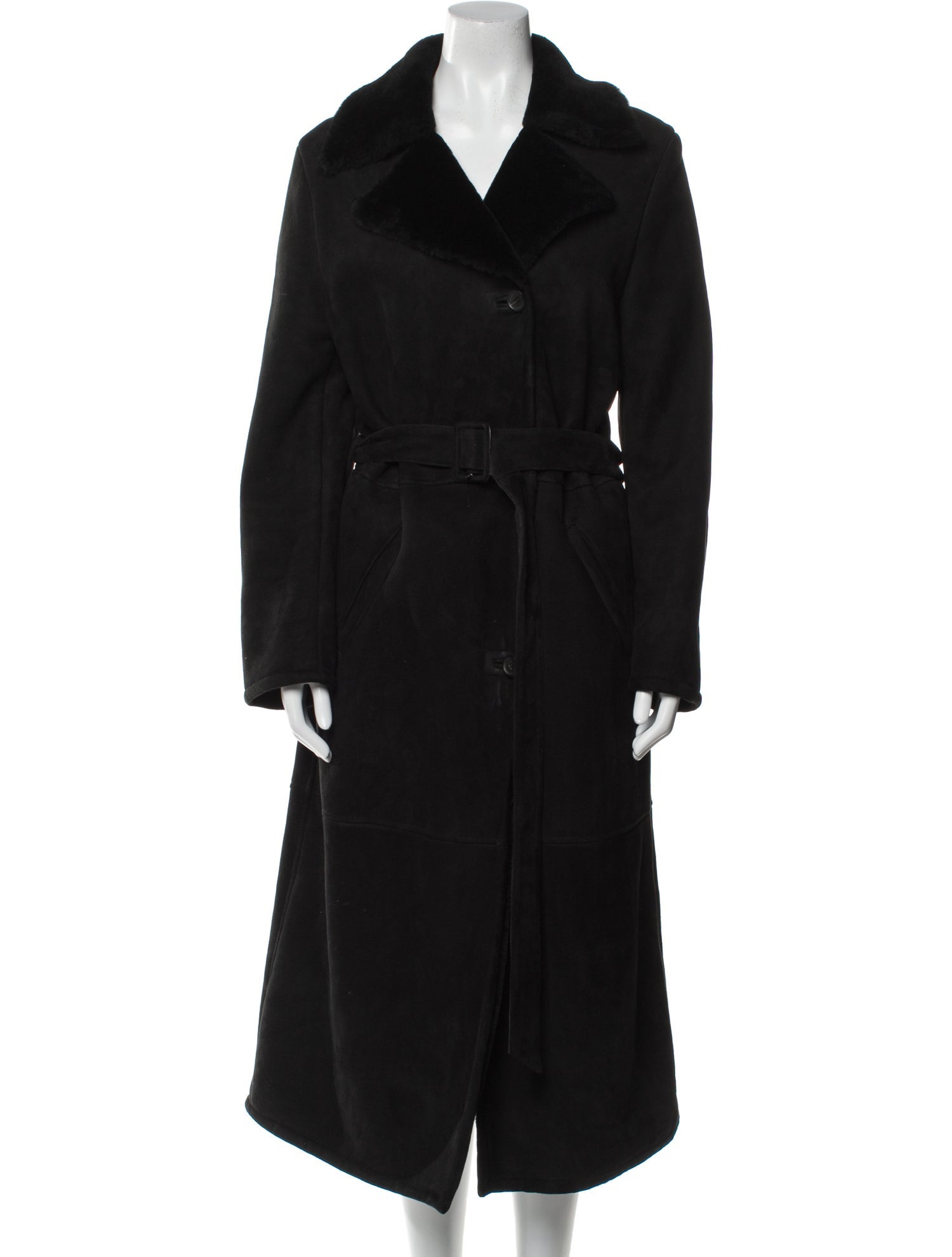 Bruno Magli Shearling Fur Coat