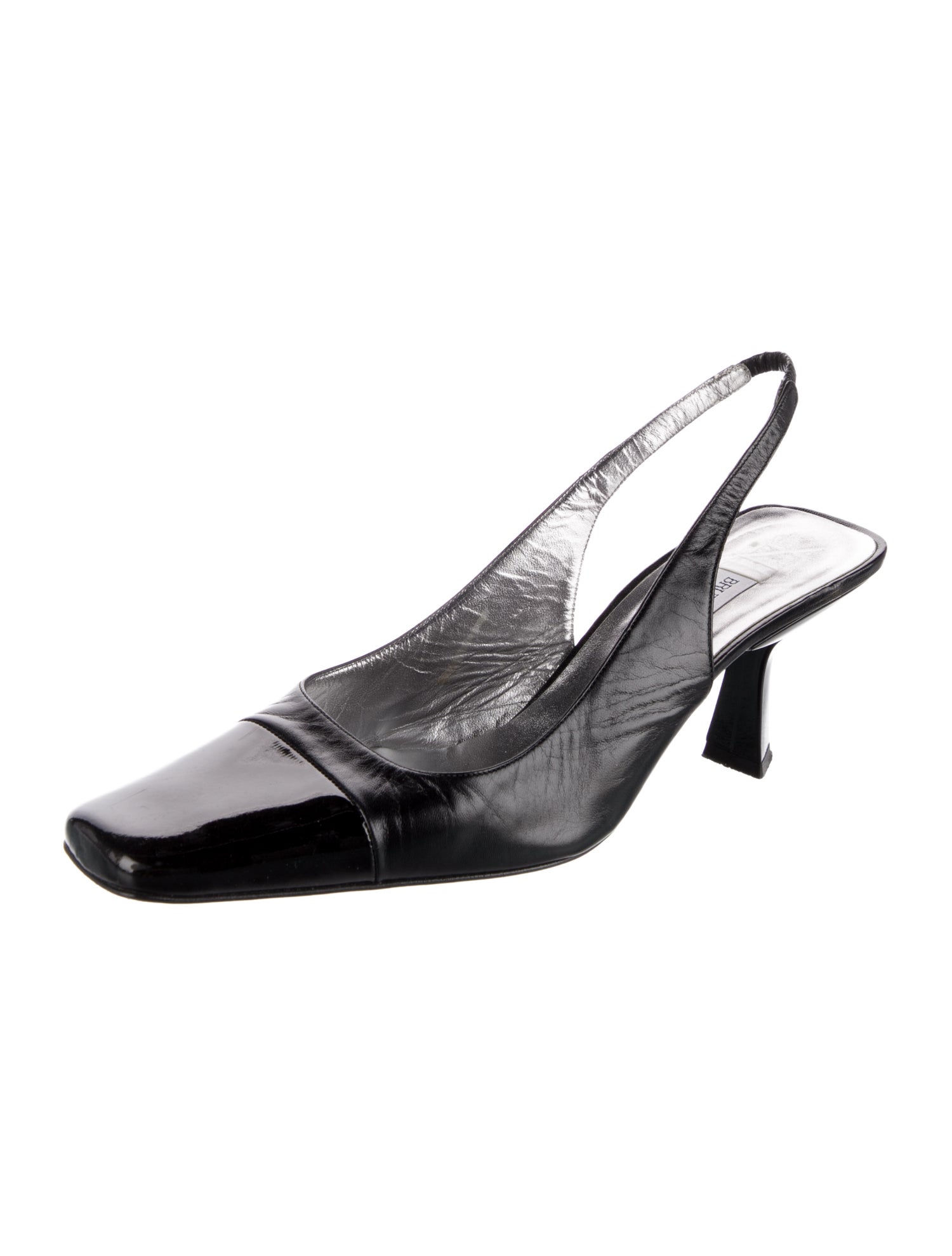 Bruno Magli Leather Slingback Pumps