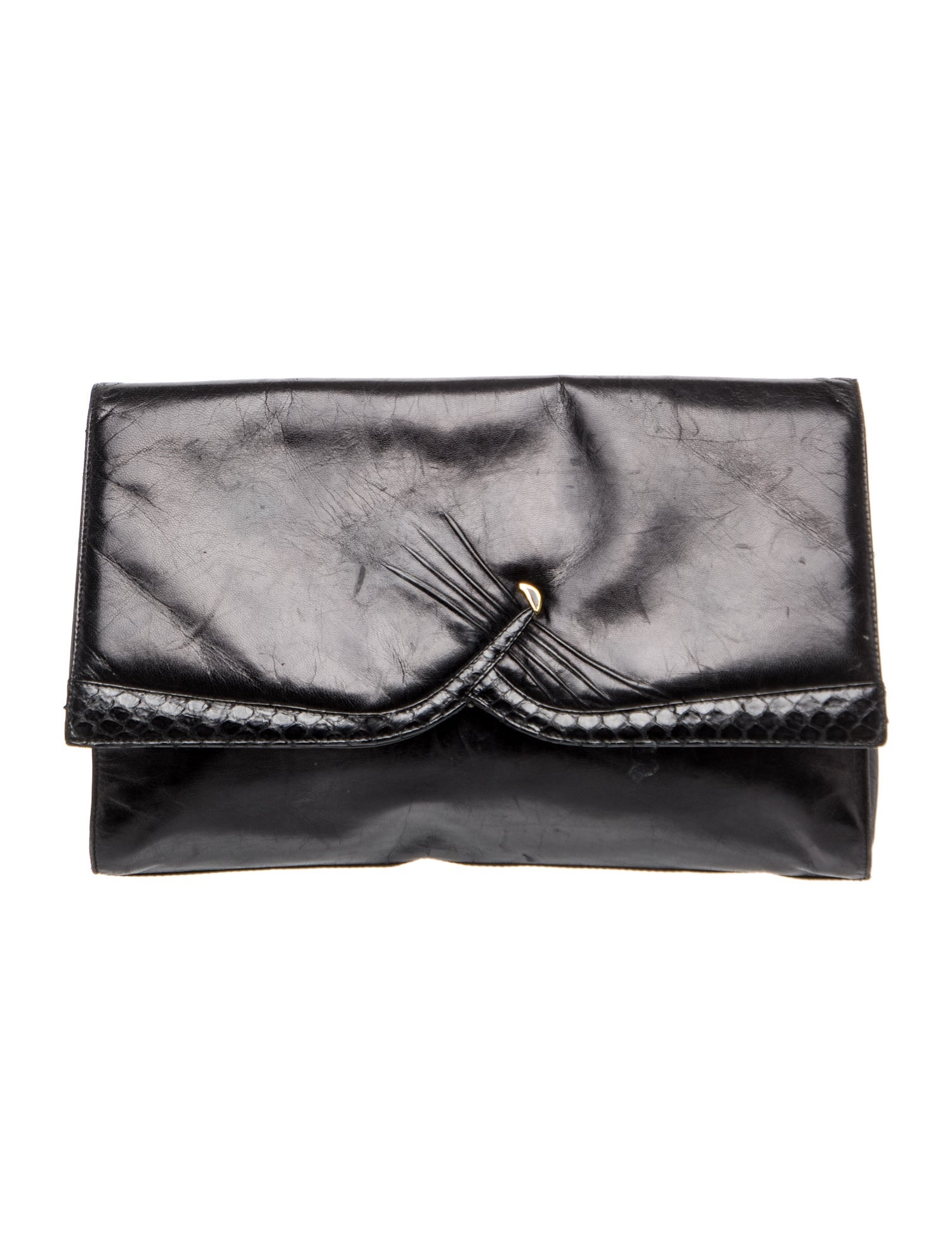 Bruno Magli Leather Clutch