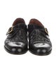 Bruno Magli Leather Monk Straps