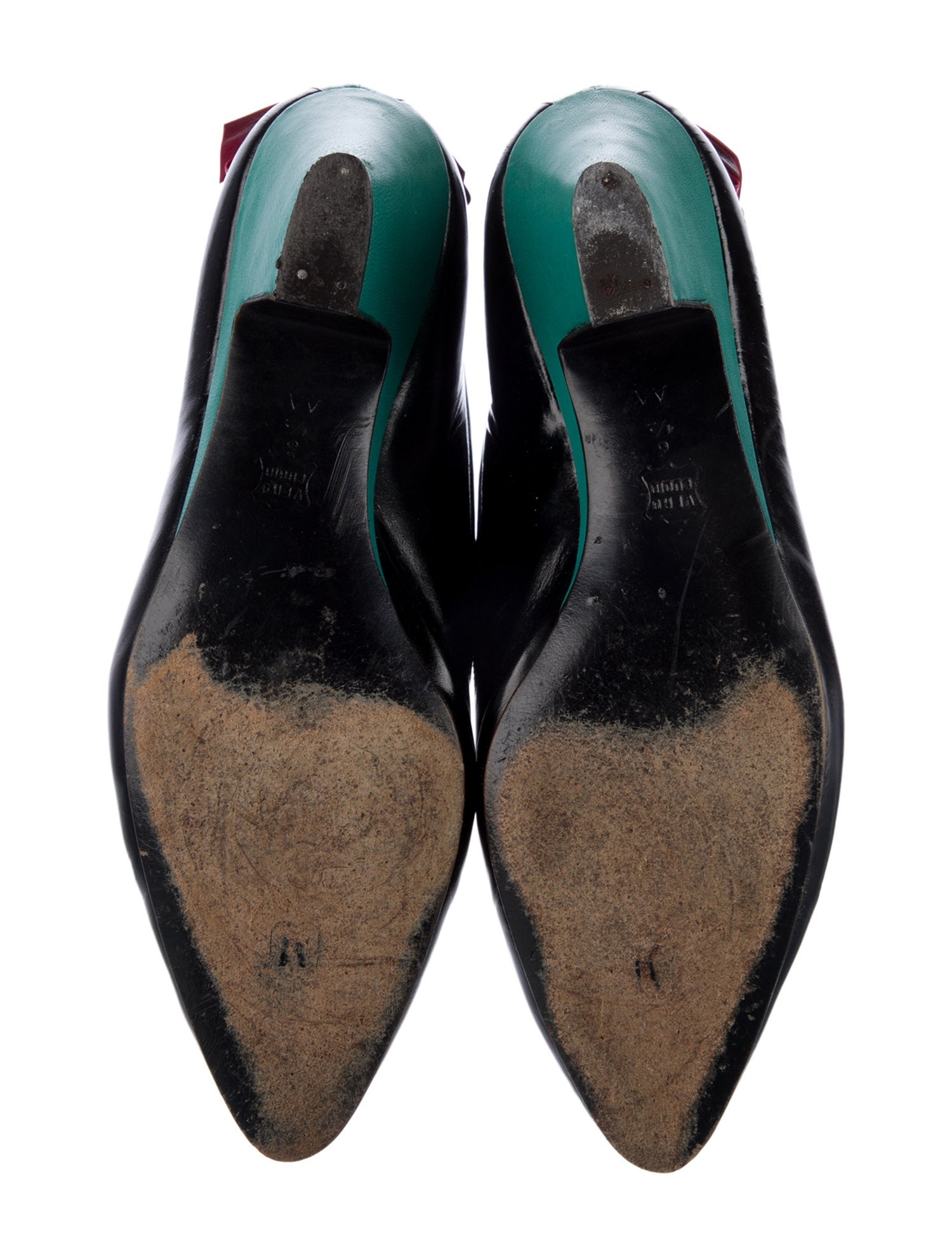 Bruno Magli Leather Slingback Pumps