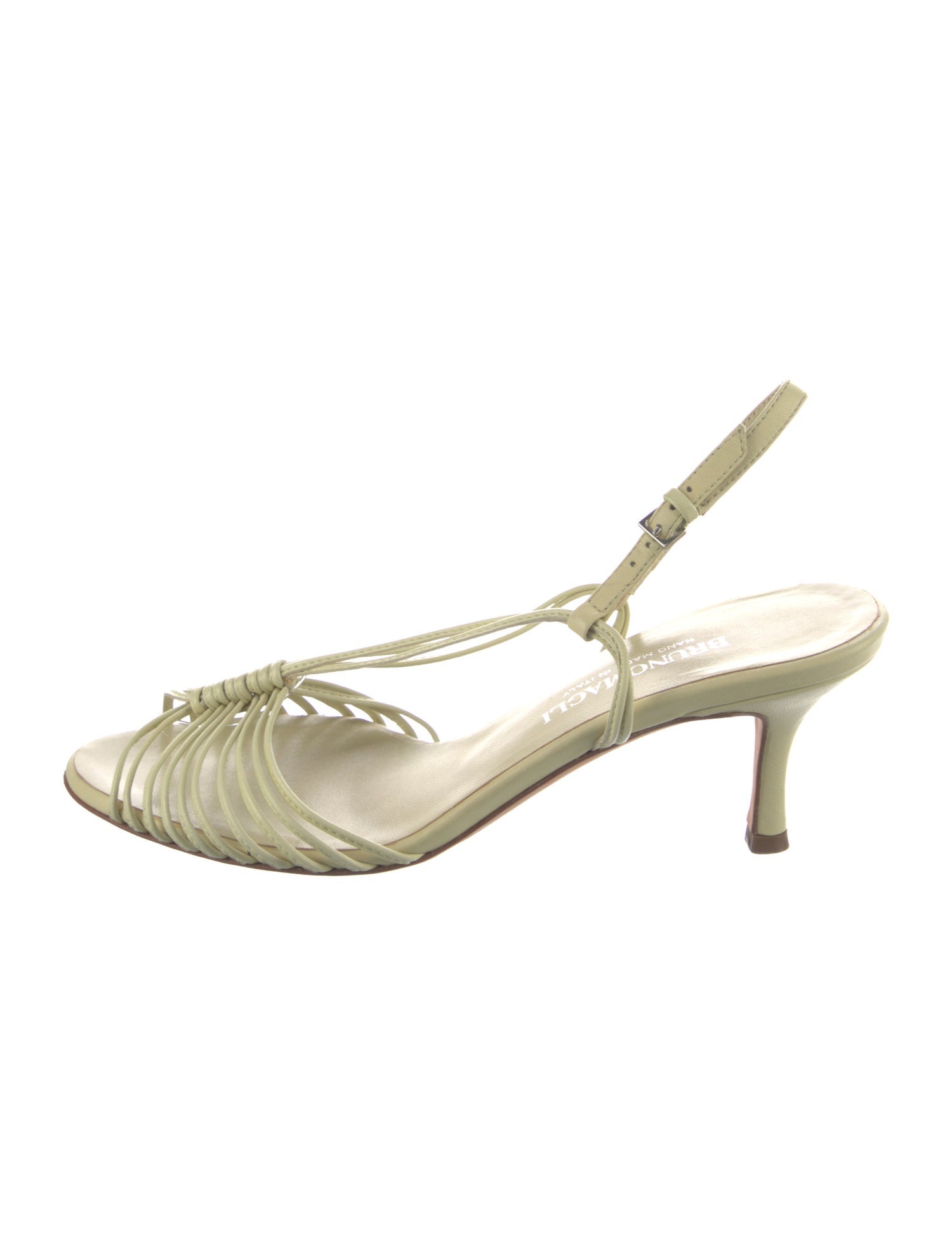 Bruno Magli Leather Slingback Sandals