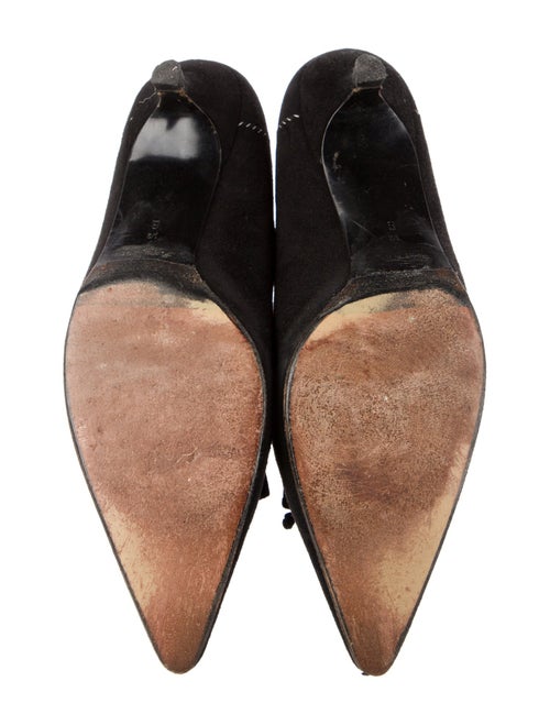 Bruno Magli Suede Bow Accents Pumps