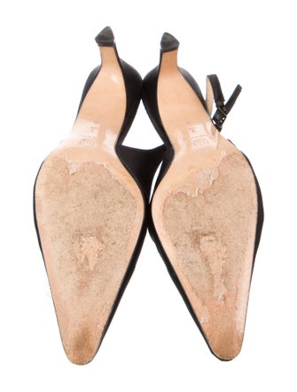 Bruno Magli Satin Slingback Pumps