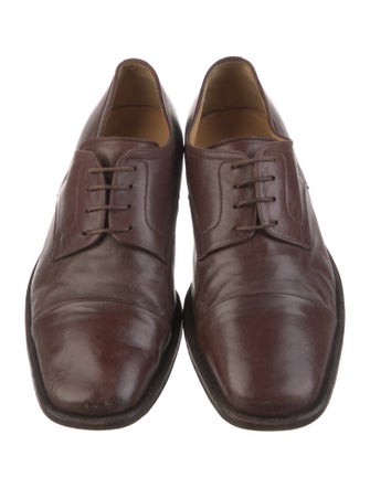 Bruno Magli Leather Derby Shoes