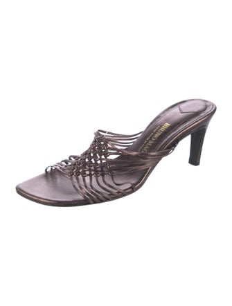 Bruno Magli Braided Accents Slides