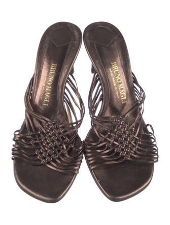 Bruno Magli Braided Accents Slides