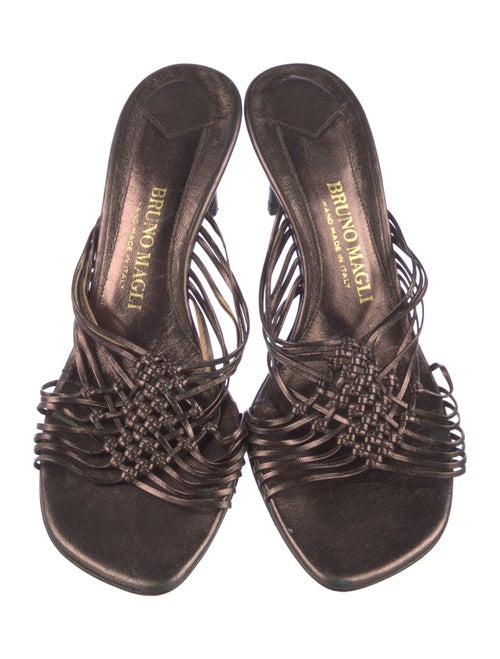 Bruno Magli Braided Accents Slides