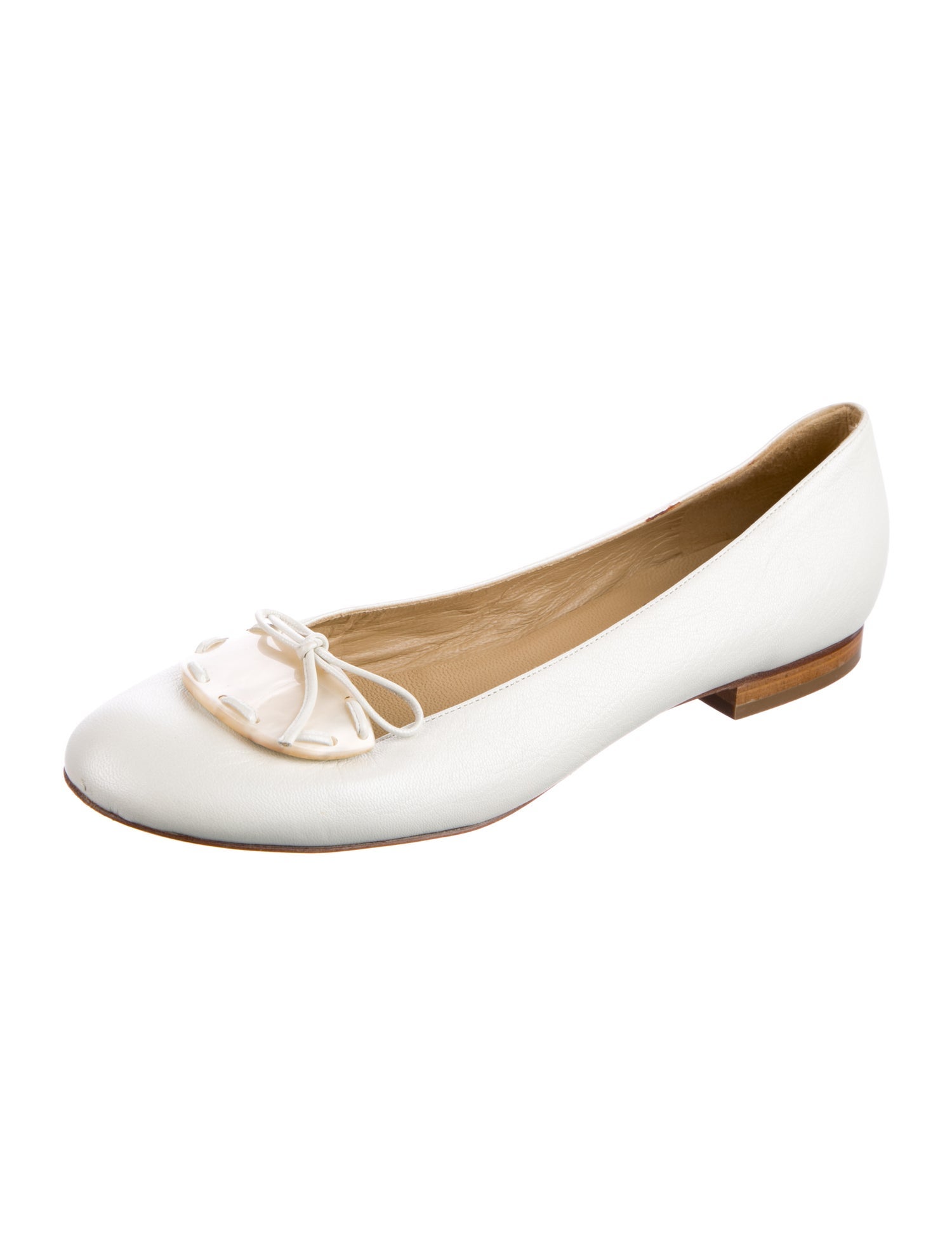 Bruno Magli Leather Ballet Flats