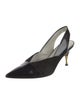 Bruno Magli Patent Leather Slingback Pumps