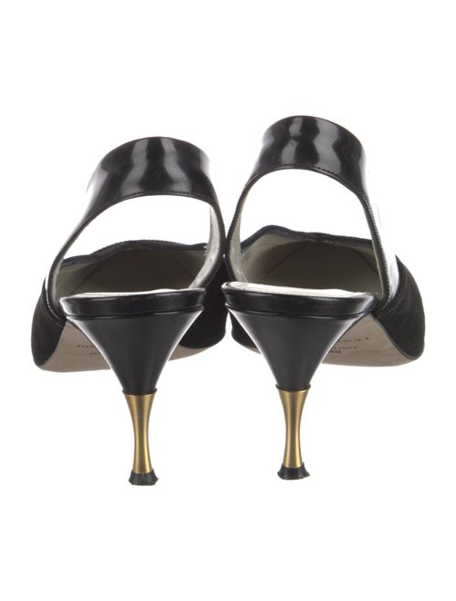 Bruno Magli Patent Leather Slingback Pumps