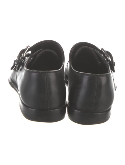 Bruno Magli Leather Monk Straps