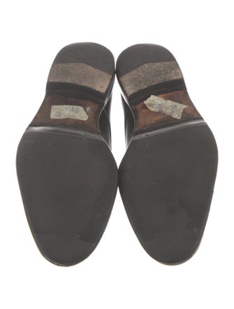 Bruno Magli Leather Monk Straps