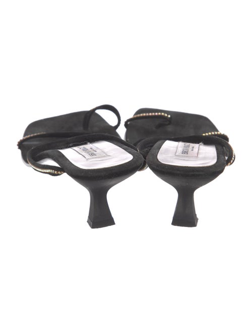 Bruno Magli Satin Slides