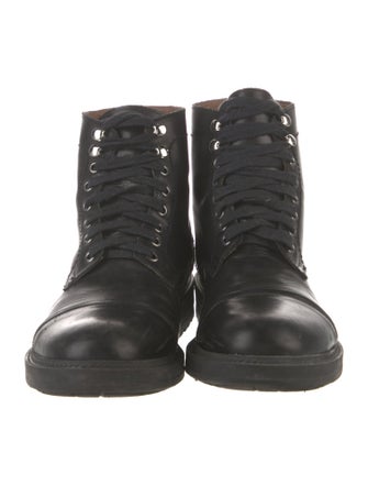 Bruno Magli Leather Lace-Up Boots