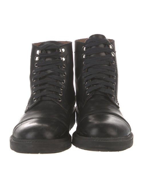 Bruno Magli Leather Lace-Up Boots