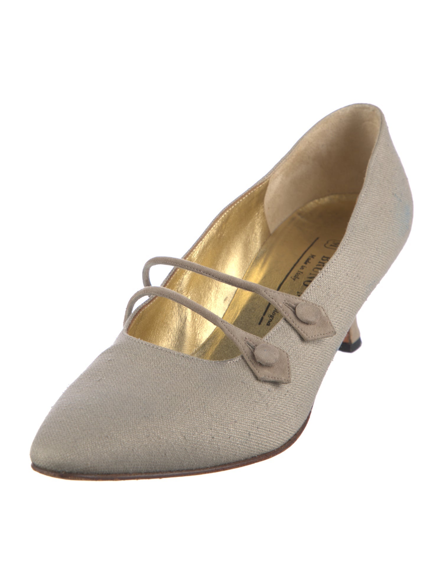 Bruno Magli Canvas Pumps