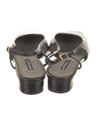 Bruno Magli Leather Slingback Flats