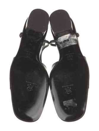 Bruno Magli Leather Slingback Flats