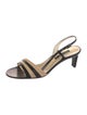 Bruno Magli Leather Slingback Sandals