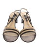 Bruno Magli Leather Slingback Sandals