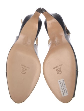 Bruno Magli Leather Slingback Pumps