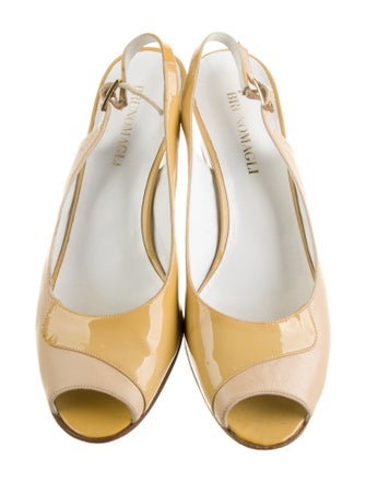 Bruno Magli Leather Slingback Pumps