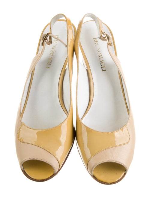 Bruno Magli Leather Slingback Pumps