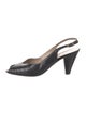 Bruno Magli Leather Slingback Pumps