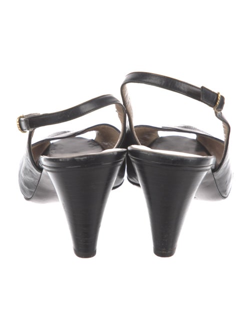 Bruno Magli Leather Slingback Pumps