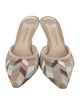 Bruno Magli Suede Printed Mules