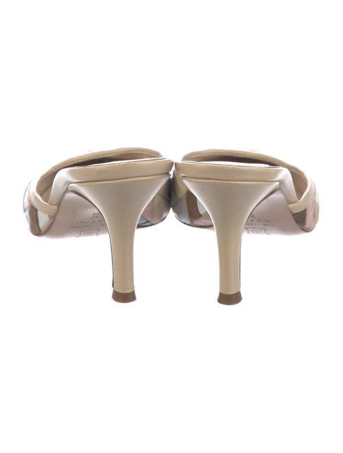 Bruno Magli Suede Printed Mules