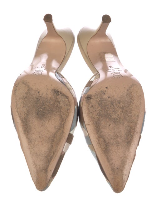 Bruno Magli Suede Printed Mules