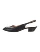 Bruno Magli Leather Slingback Pumps