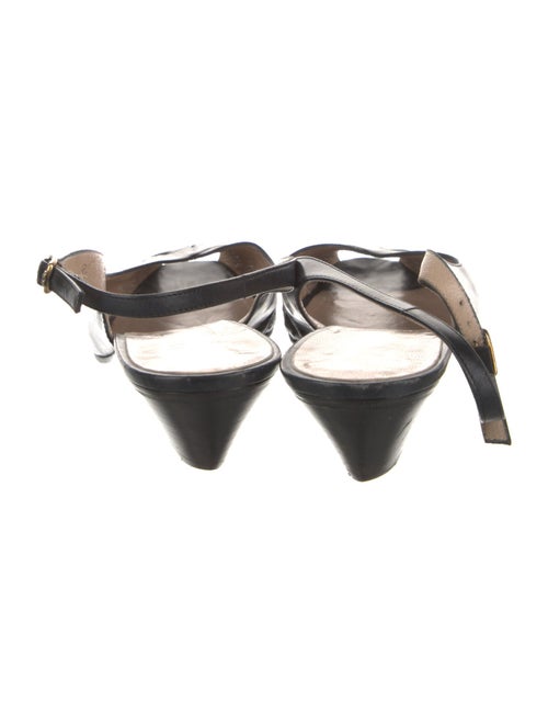 Bruno Magli Leather Slingback Pumps