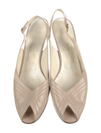 Bruno Magli Leather Slingback Sandals