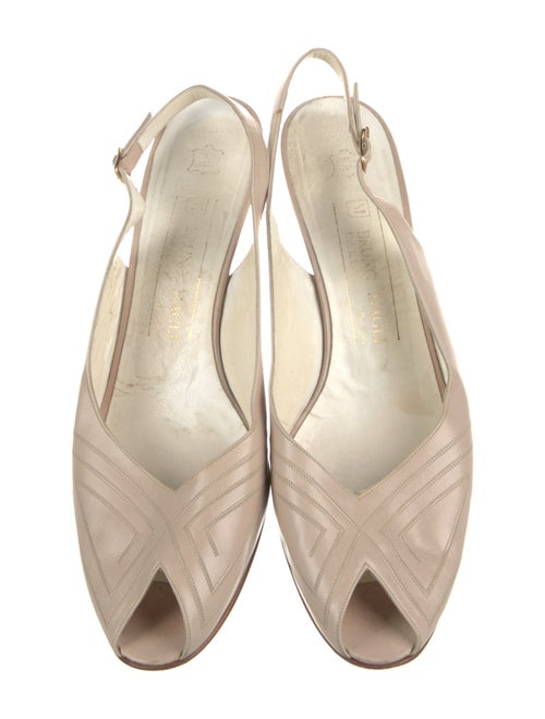 Bruno Magli Leather Slingback Sandals