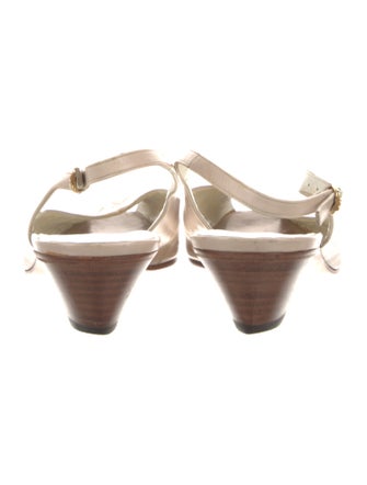 Bruno Magli Leather Slingback Sandals