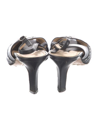 Bruno Magli Leather Slingback Pumps