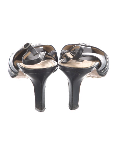 Bruno Magli Leather Slingback Pumps