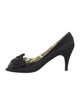 Bruno Magli Satin Bow Accents Pumps