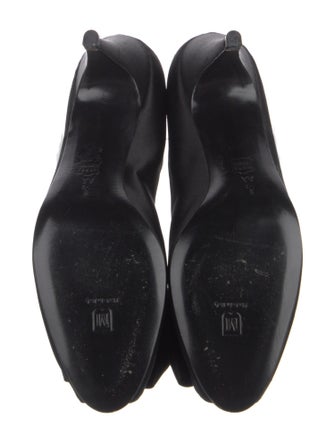 Bruno Magli Satin Bow Accents Pumps