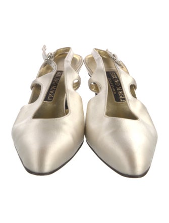 Bruno Magli Satin Slingback Pumps