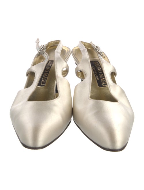 Bruno Magli Satin Slingback Pumps