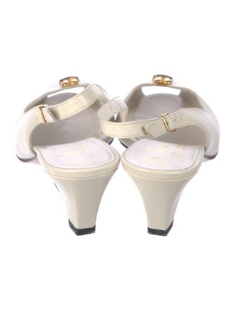 Bruno Magli Leather Slingback Pumps