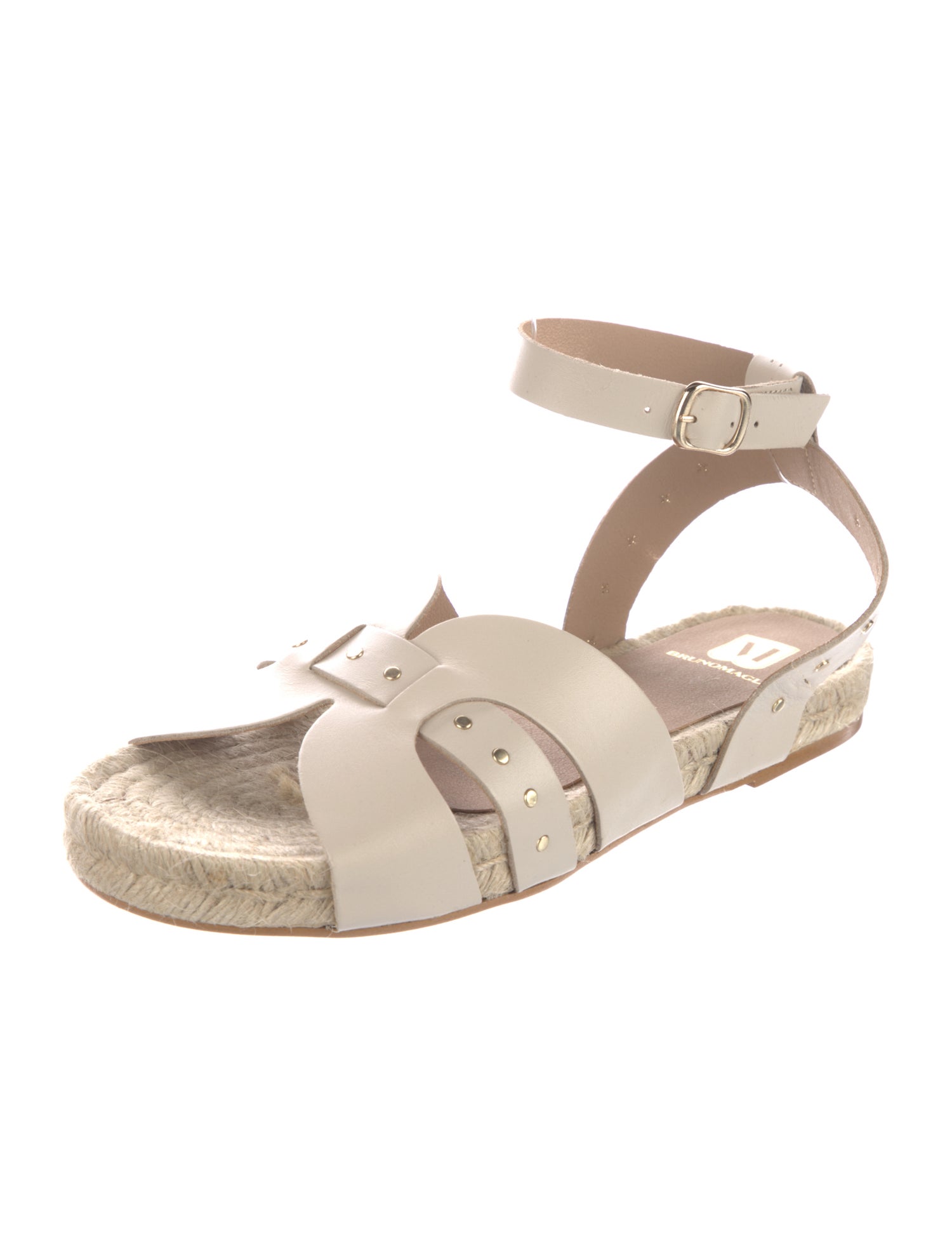 Bruno Magli Leather Espadrilles