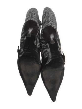 Bruno Magli Canvas Printed Sock Boots