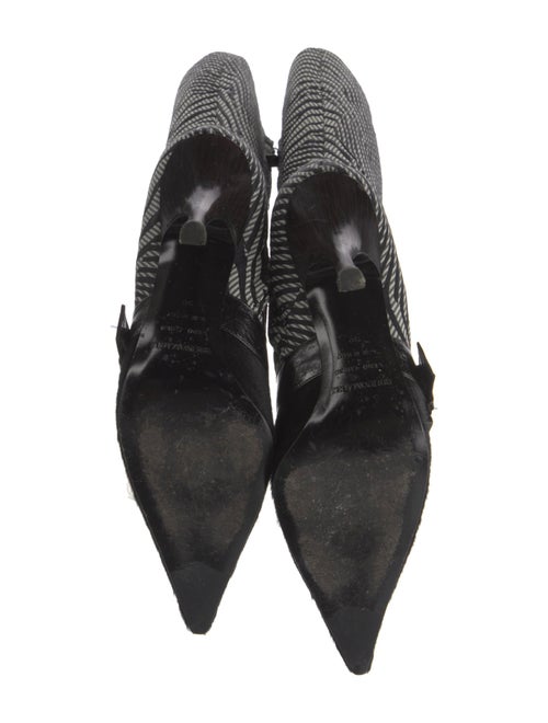 Bruno Magli Canvas Printed Sock Boots